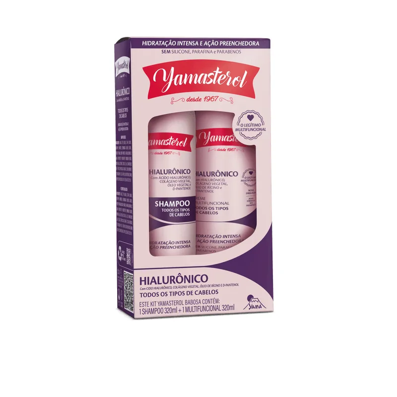 Kit Yamasterol Sh+cond 640ml Hialuronico CX 6
