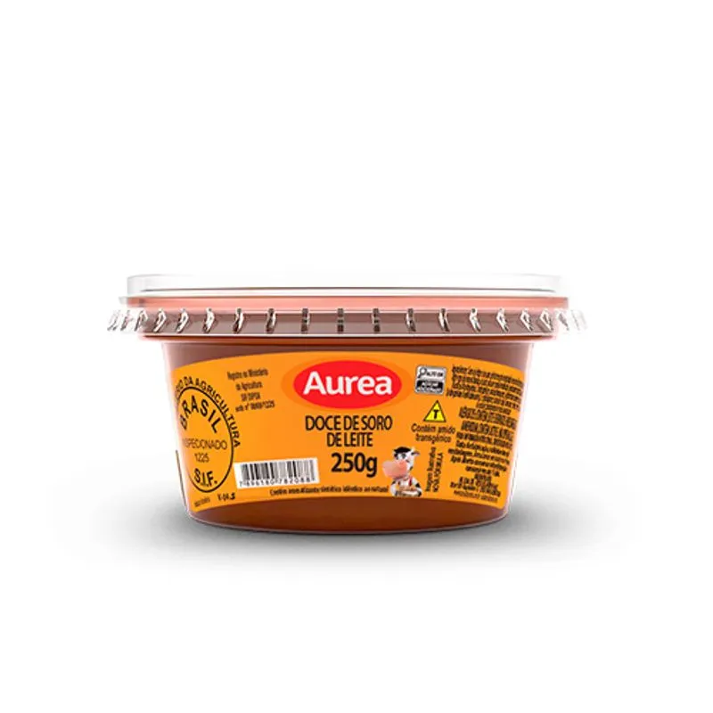 Doce de Leite e Soro de Leite Aurea 250g