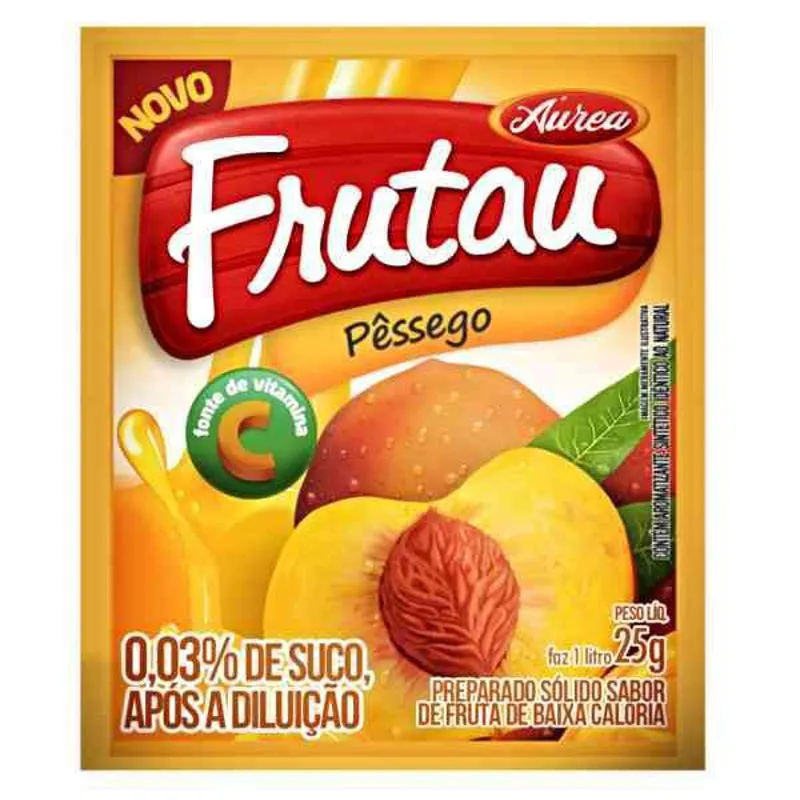 Frutau Pessego 15 Unidades 25 Gr Suco