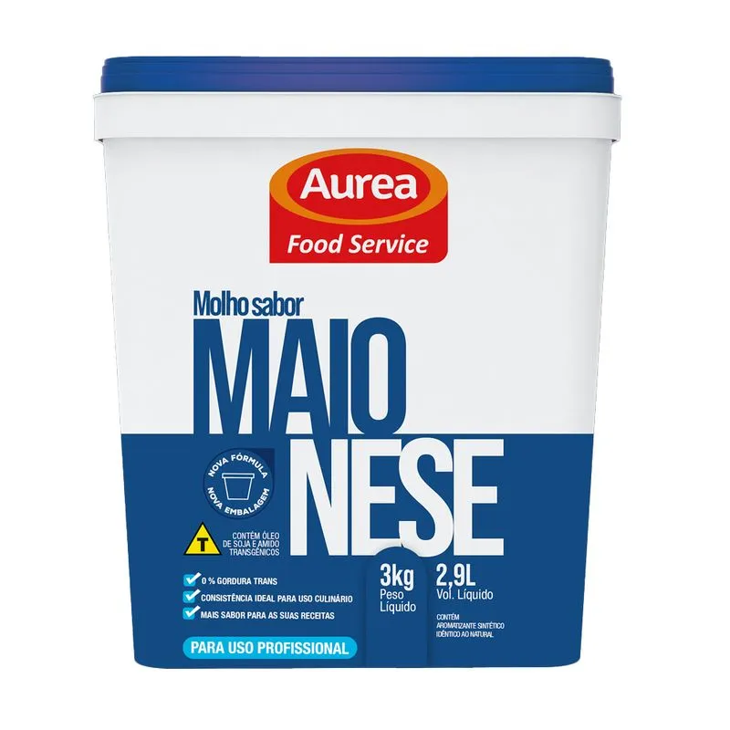 Balde Maionese Aurea 3kg