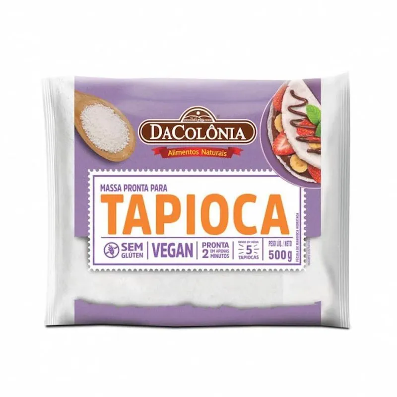Tapioca 500g - Massa Pronta Para Tapioca Da Colonia