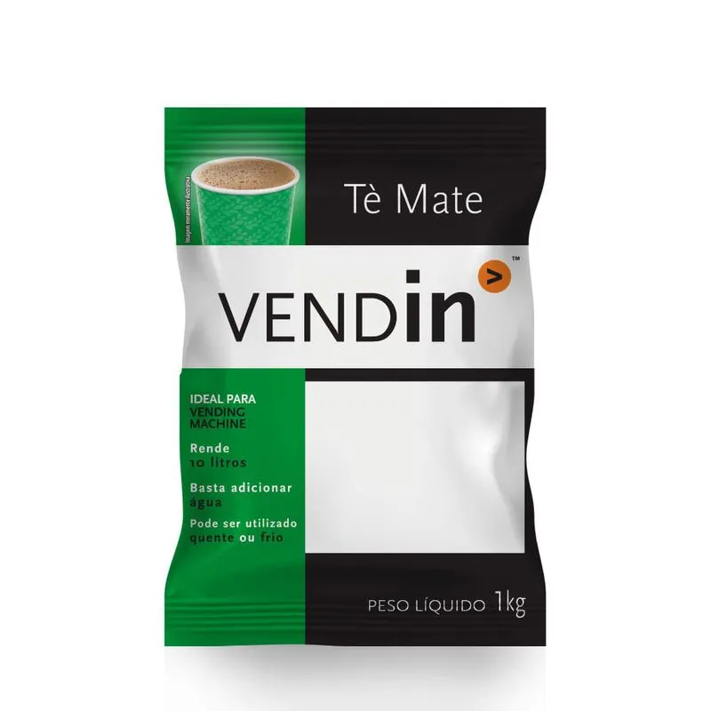 Chá Dolce Mate Gelado em pó 1 kg Preparo de Chá Mate Gelado - Pacote 1kg