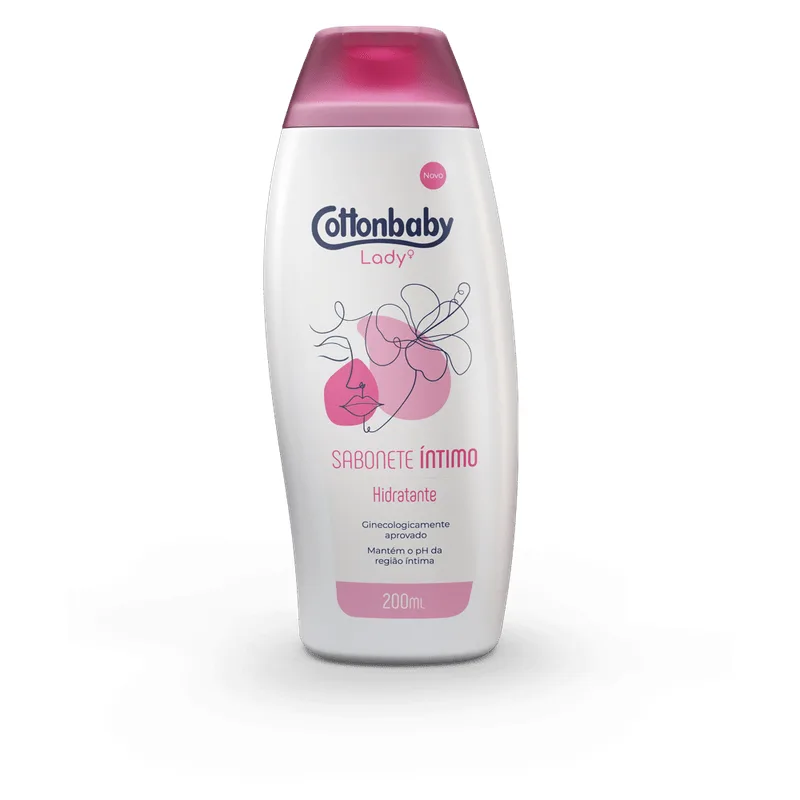 Sabonete Intimo Cottonbaby 200ml Lady Hidratante CX 12