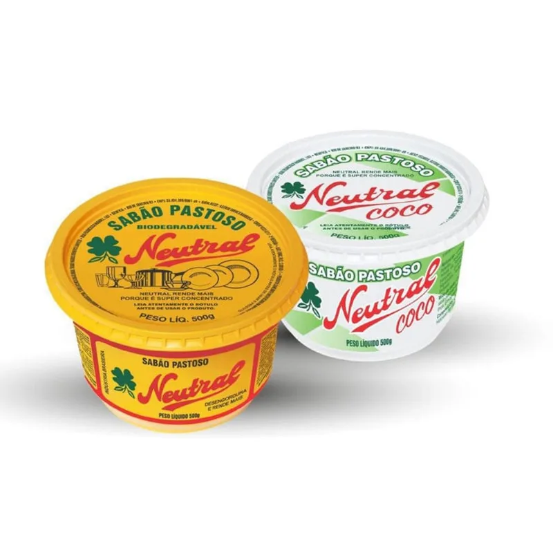 Kit Sabão Neutral Pastoso Tradicional E Coco P Louça - 6 Un