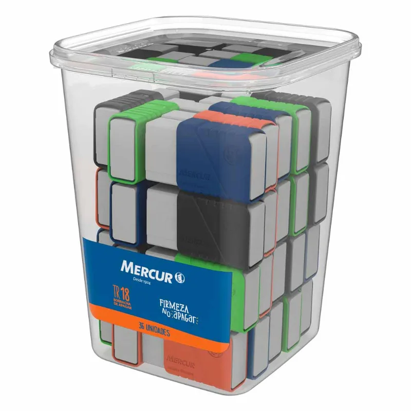 Borracha com Capa Plástica TR-18 1075 Mercur - 36UN