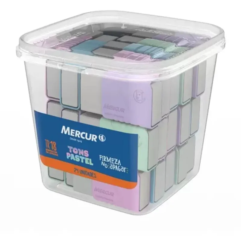 Pote Borracha Mercur Tr Tons Pastel C/24