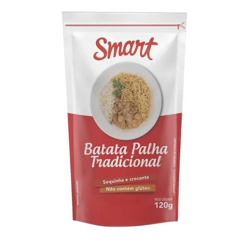 Batata Palha Smart Tradicional 120g - Embalagem C/ 20 Unidades