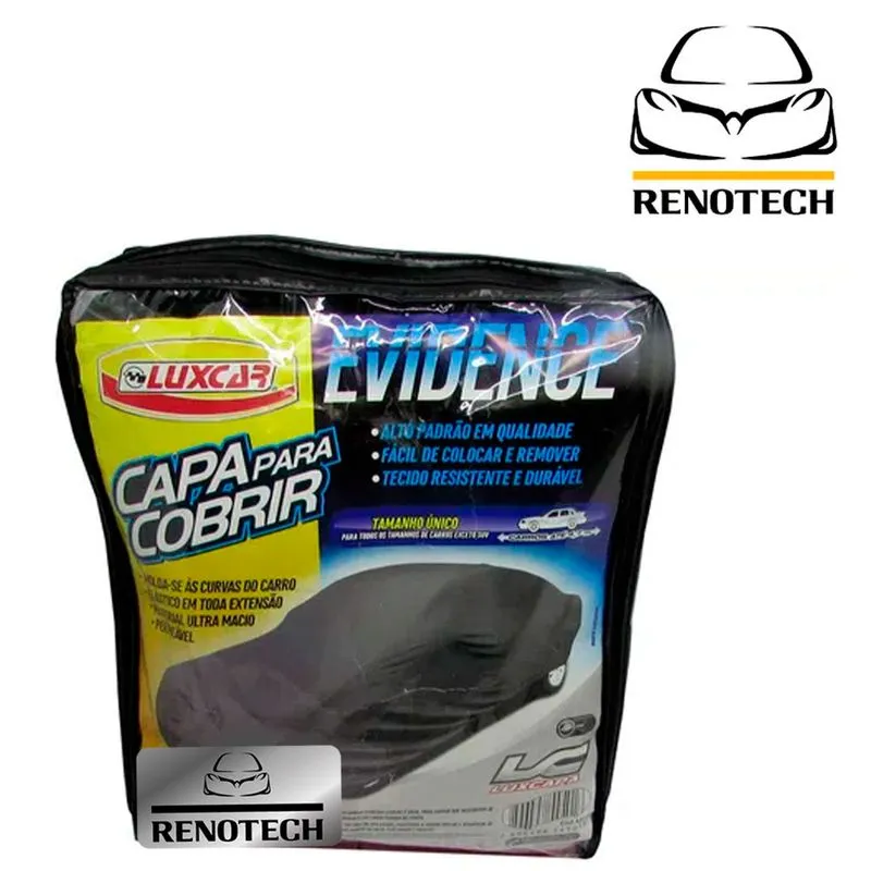 RN 004501 - CAPA PARA COBRIR CARRO - EVIDENCE - LONGO PERÍODO - TAMANHO ÚNICO - CARROS ATÉ 4,7M - EXCETO SUV - UNIVERSAL