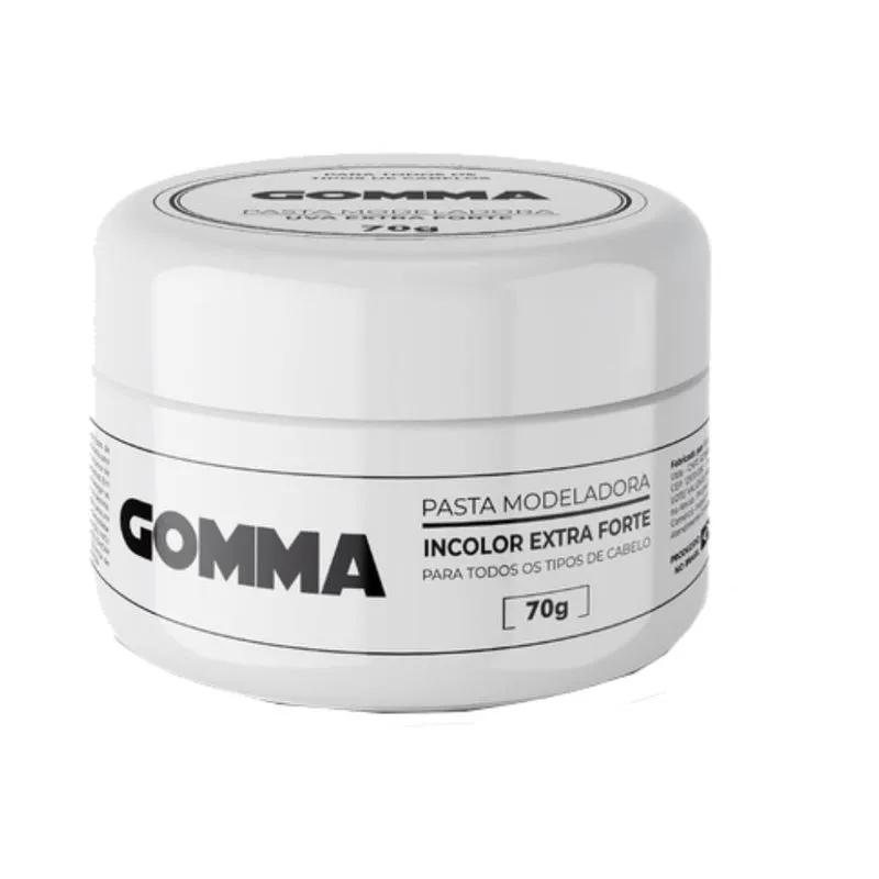 Pasta Modeladora Gomma 70g Transparente CX 24