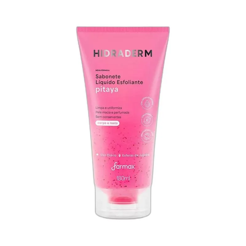 Sabonete Líquido Esfoliante Hidraderm Pitaya 150ml CX 6