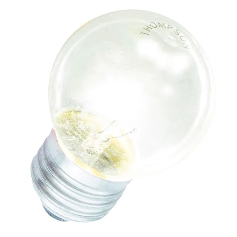 Lâmpada Incandescente para Geladeira e Microondas Thompson E-27 40W - Embalagem com 10 Unidades