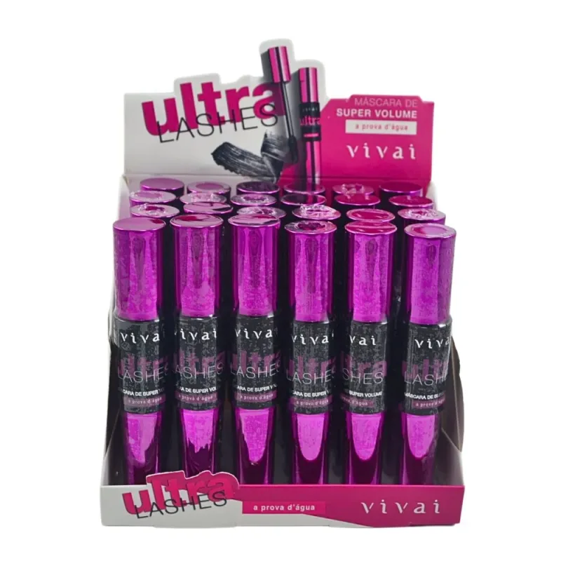 Box 24 Rímel Super Volume à Prova Dágua Ultra Lashes Vivai 2183