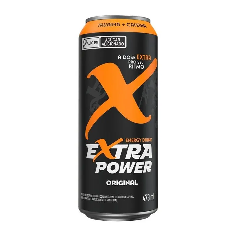 Energético Extra Power Original 473ml - Embalagem Com 6 Unidades