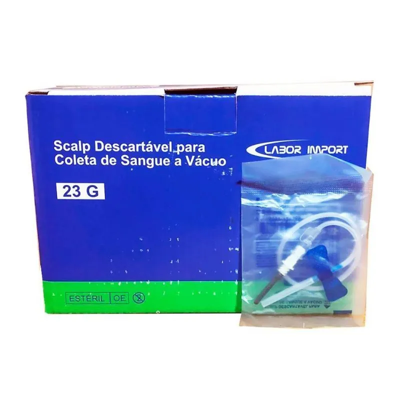 Escalpe Descartável 18cm - Coleta Vácuo - Anvisa 10369460188