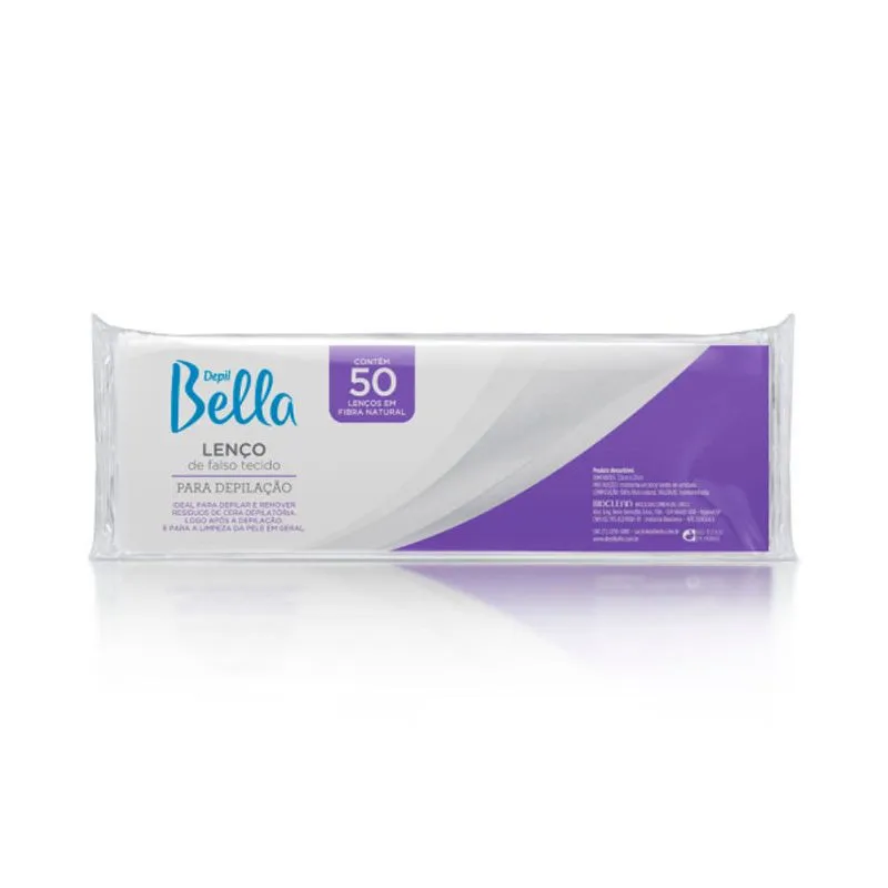 Lenço de Falso Tecido Depil Bella 50 Folhas CX 12