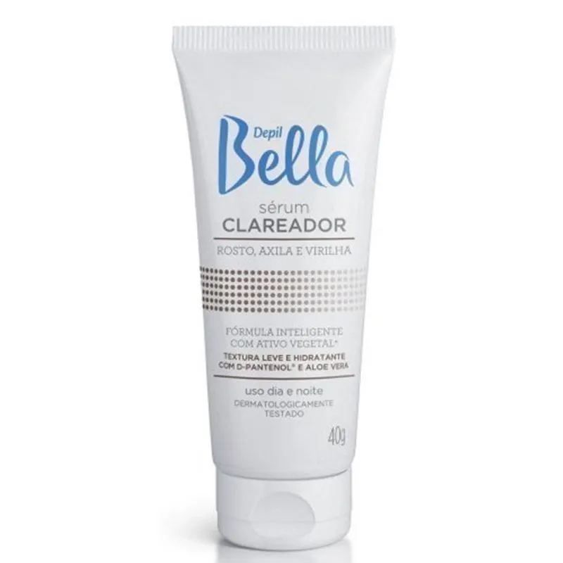 Sérum Clareador Rosto, Axila e Virilha Depil Bella 40g CX 6