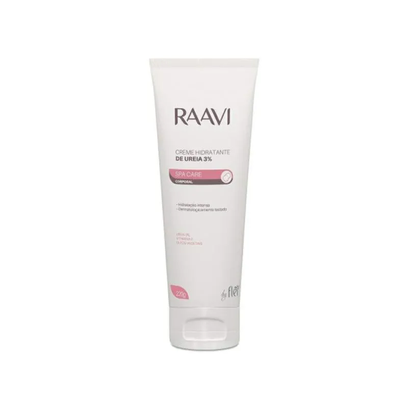 Creme Hidratante Raavi Spa Care Ureia 3% Corporal 200g CX 6