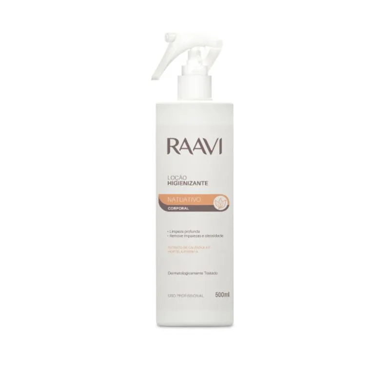 Locao Corporal Raavi 500ml Natuativo CX 6
