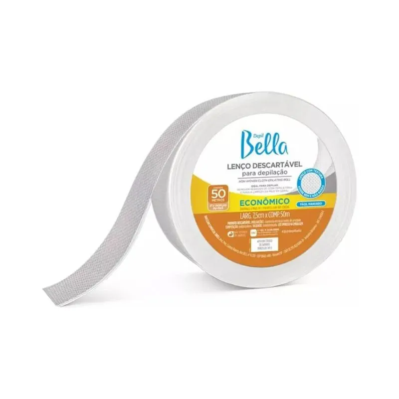 Lenço Depil Bella Rolo TNT 50 Metros CX 6