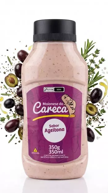 O CARECA MAIONESE AZEITONA 350GR
