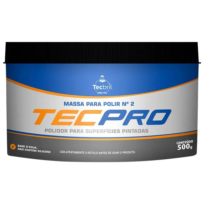 Massa Polir Tecpro N2 500g Tecbril