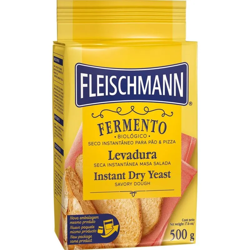 Kit 20 Fermento Biológico Seco Instantâneo Massa 500g