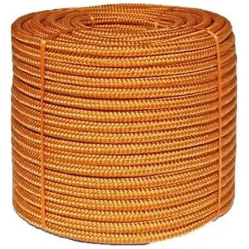 Corda 6mm Ouro Dourada Artesanato Trançada 50 Metros Top
