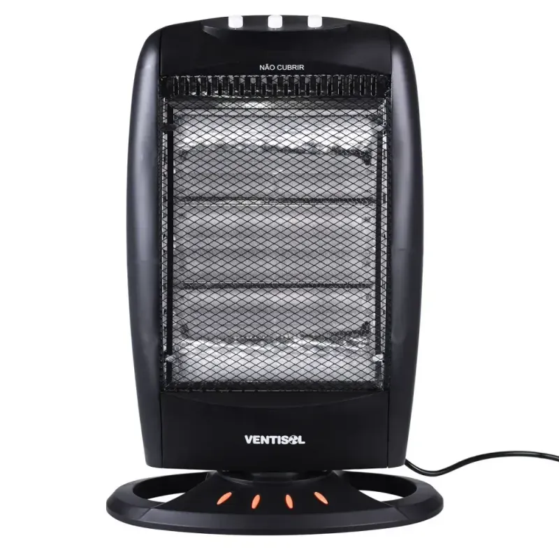 Aquecedor Doméstico Halógeno AH-02 1200W Agratto Aquecedor Doméstico Halógeno AH-02 1200W Ventisol - 220V