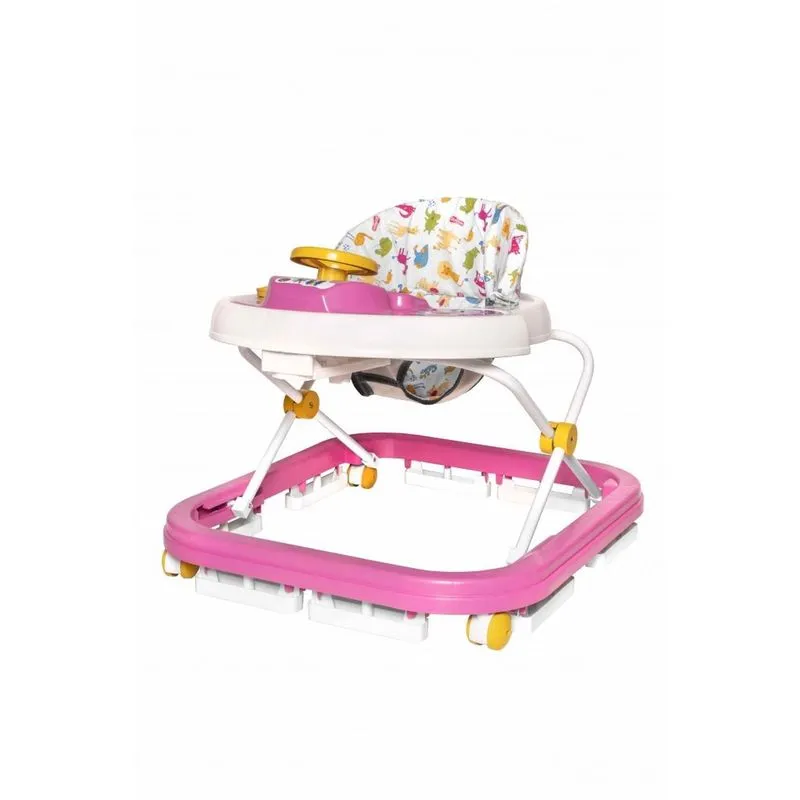 Andador Infantil Soft Way Rosa Com Som - Styll Baby