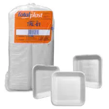 BANDEJA TOTALPLAST EPS TRL-01 - 150X150X18 MM 400 UND