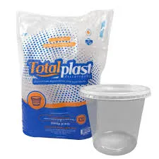 KIT POTE E TAMPA 750ML REDONDO PP 10X24