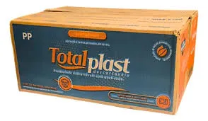KIT POTE E TAMPA 250ML RETANGULAR PP 6X24