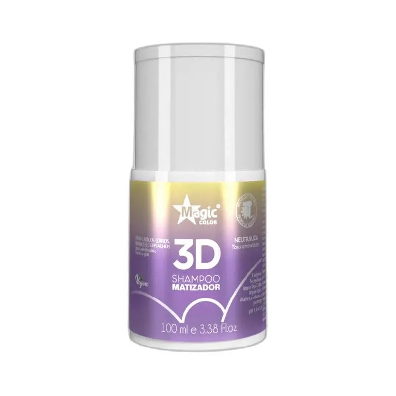 Shampoo Matizador Magic Color 3D Desamarelador 100ml CX 24