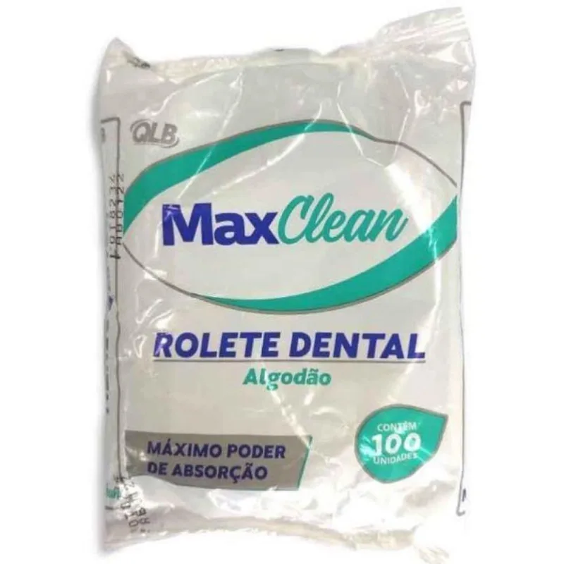 Algodão Tipo Rolete C/100und - Maxclean
