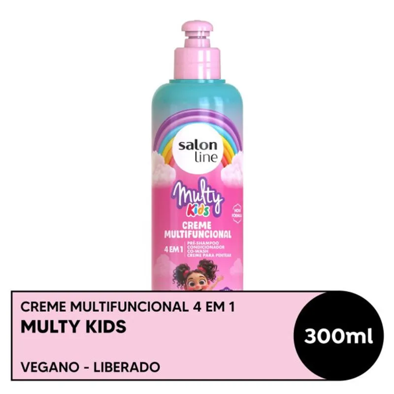 Creme Capilar Salon Line 300ml Multy Kids Liberado CX 6