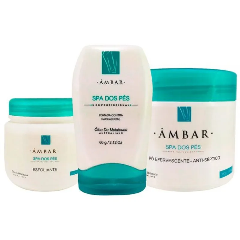 Spa Para Os Pés Profissional - Kit 3 Passos