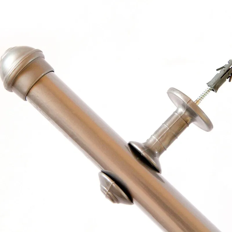 Kit Varão 1,40mts 28mm Prata