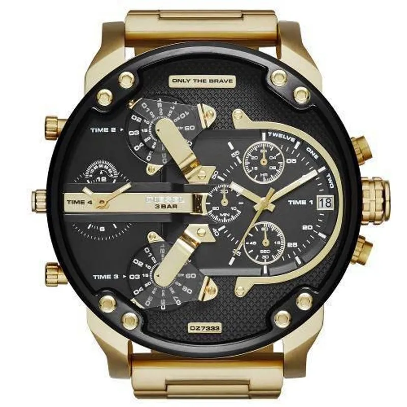 Relógio Diesel Dz7333 4pn Dourado