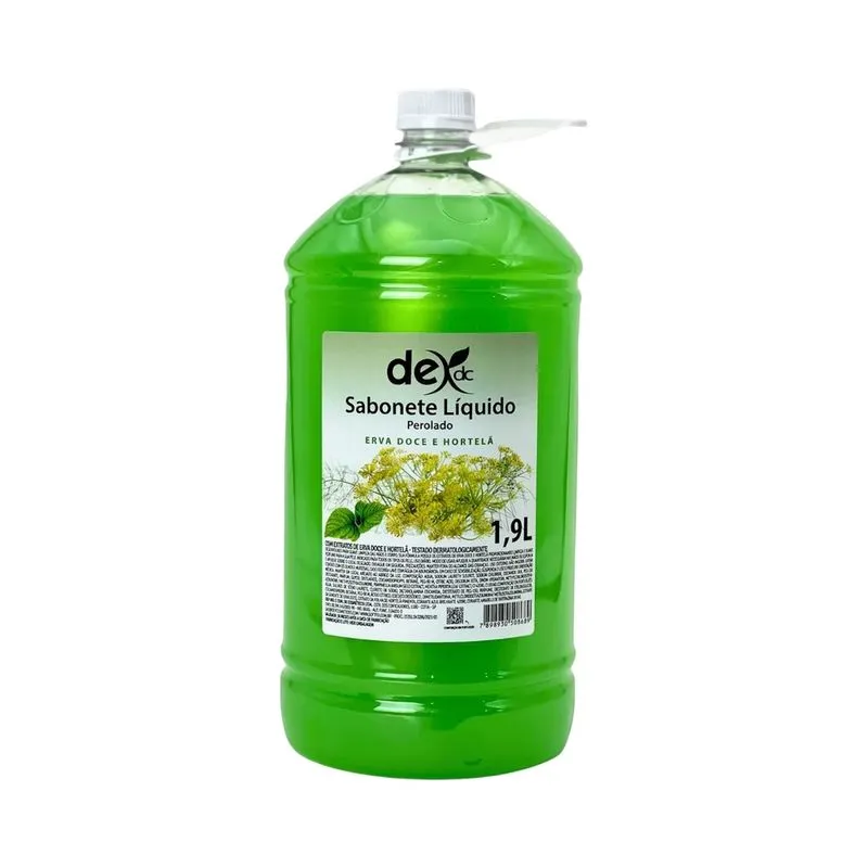 Sabonete Líquido Soft Fix Dex Erva Doce e Hortelã 1,9L CX 6