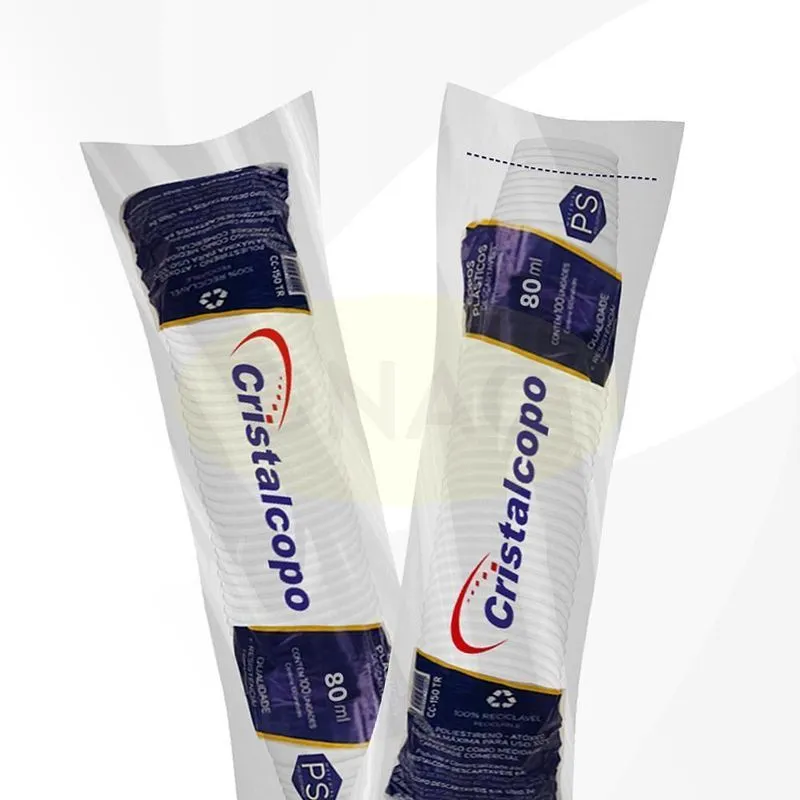 Copo De Café Descartável Pequeno Resistente 80ml Com 100un