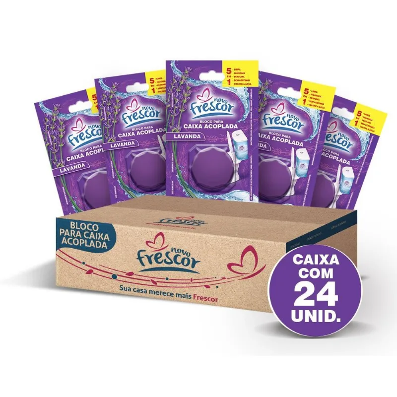 Kit 24 Unidades Bloco Tablete Sanitário Caixa Acoplada Novo