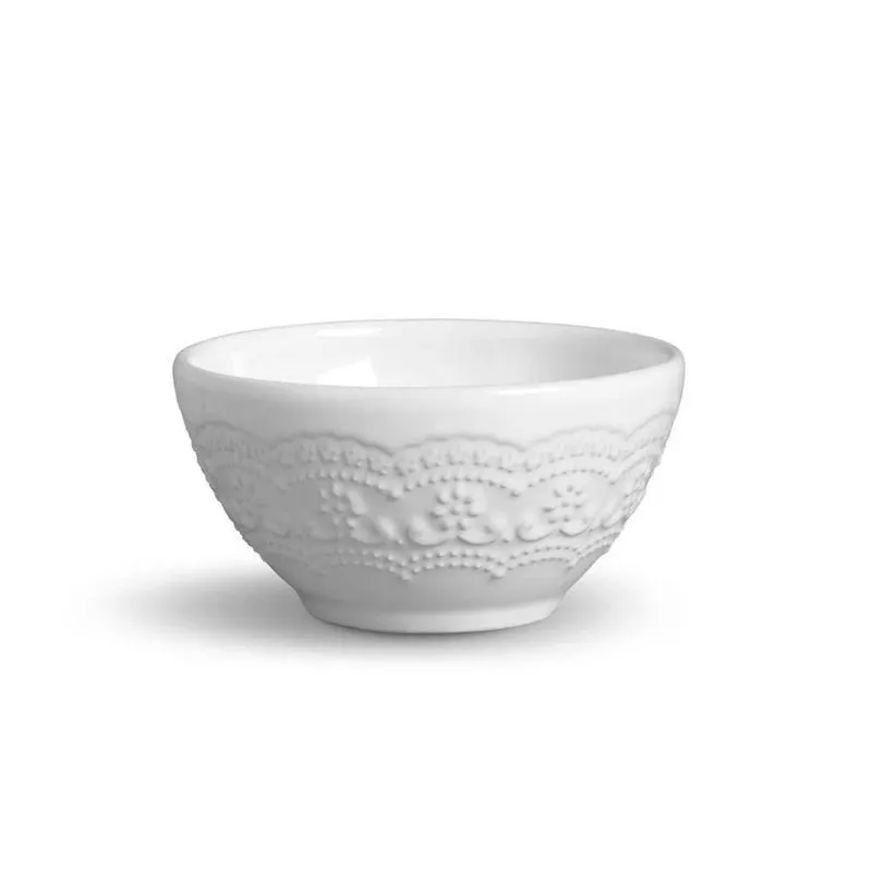 Bowl Madeleine 0,38l Em Faiança Feldspática Para Mesa Posta Branco Porto Brasil