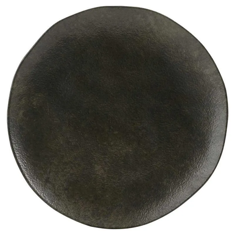 Jogo 6 Pratos Rasos Orgânico Onyx 26,5 Cm Porto Brasil