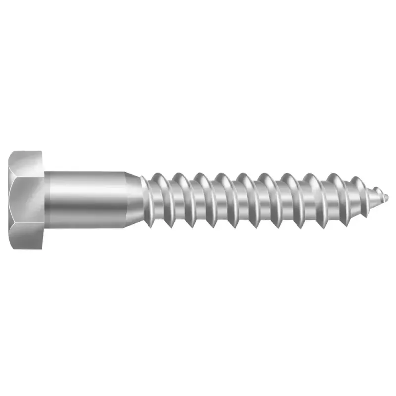 Parafuso Sextavado Soberba Zincado 3/16"x30mm 500 Peças Worker