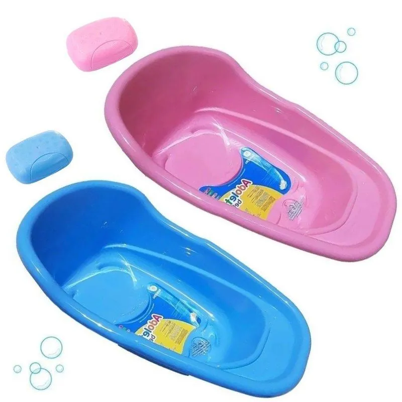 Banheira 20 Litros Adoleta Banho Bebe Compacta Cajovil