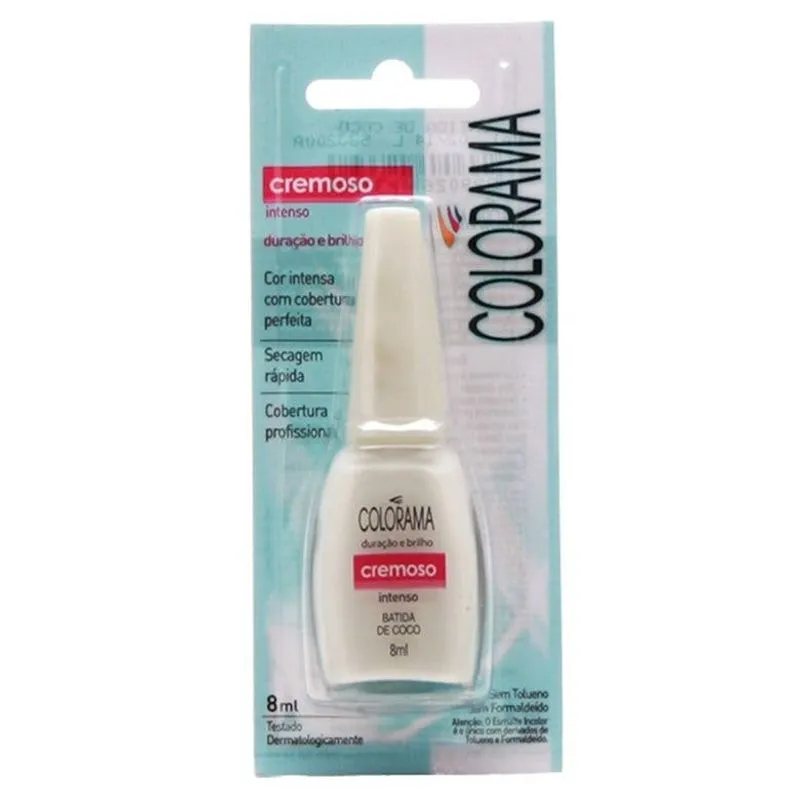 Esmalte Colorama Cremoso Batida de Coco 8ml