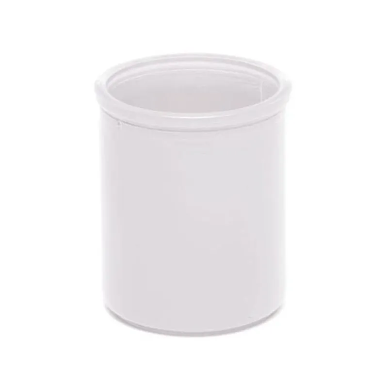 Vaso Decorativo Cilindro Pequeno Branco 8,5X8,5X10 - 1 Unidade
