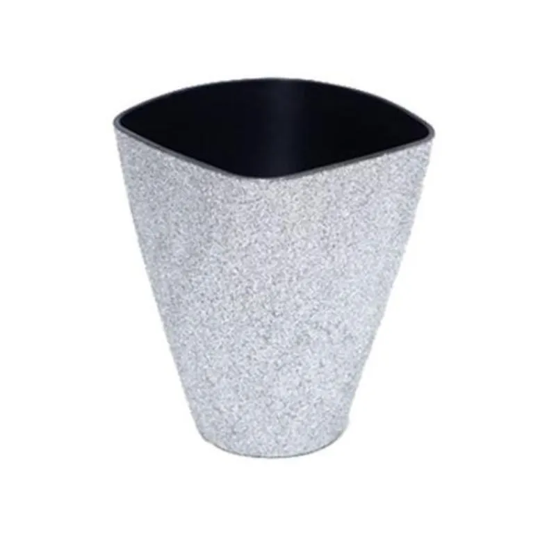 Vaso Decorativo Pequeno Prata 11X6X14 - 1 Unidade