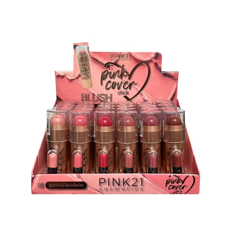 Blush Stick Pink Cover C/24 Unid - Pink 21 (CS4231)