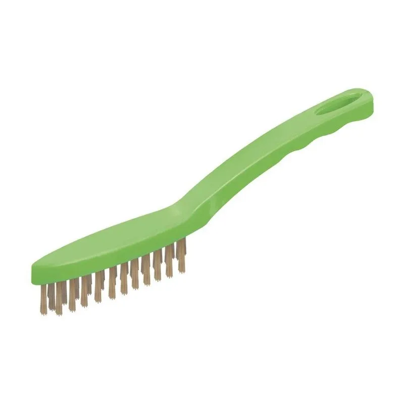 Escova De Aço Condor Com Cabo Plástico 3x11 Fileiras 24mm - Embalagem Com 12 Unidades